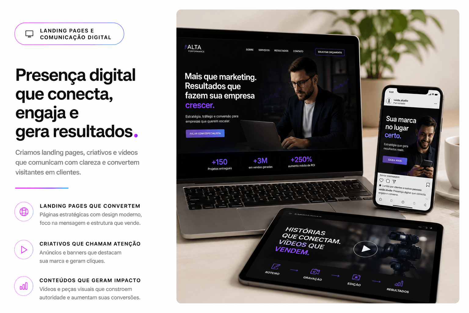 Landing Pages e Comunicação Digital